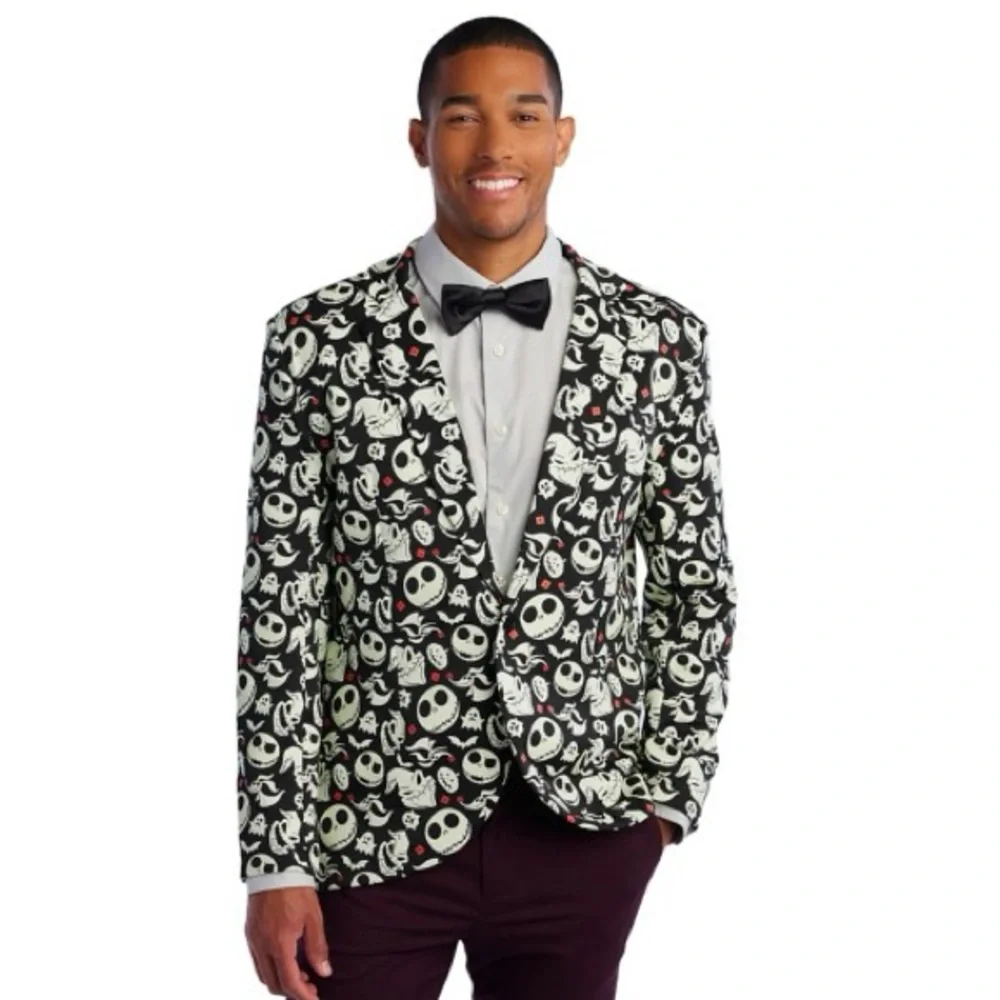 The Nightmare Before Christmas Jack Glow-in-the-Dark Jacket for Adults S/M
